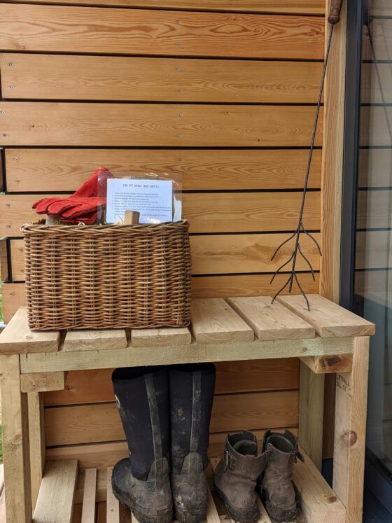 Firepit pack and bench seat