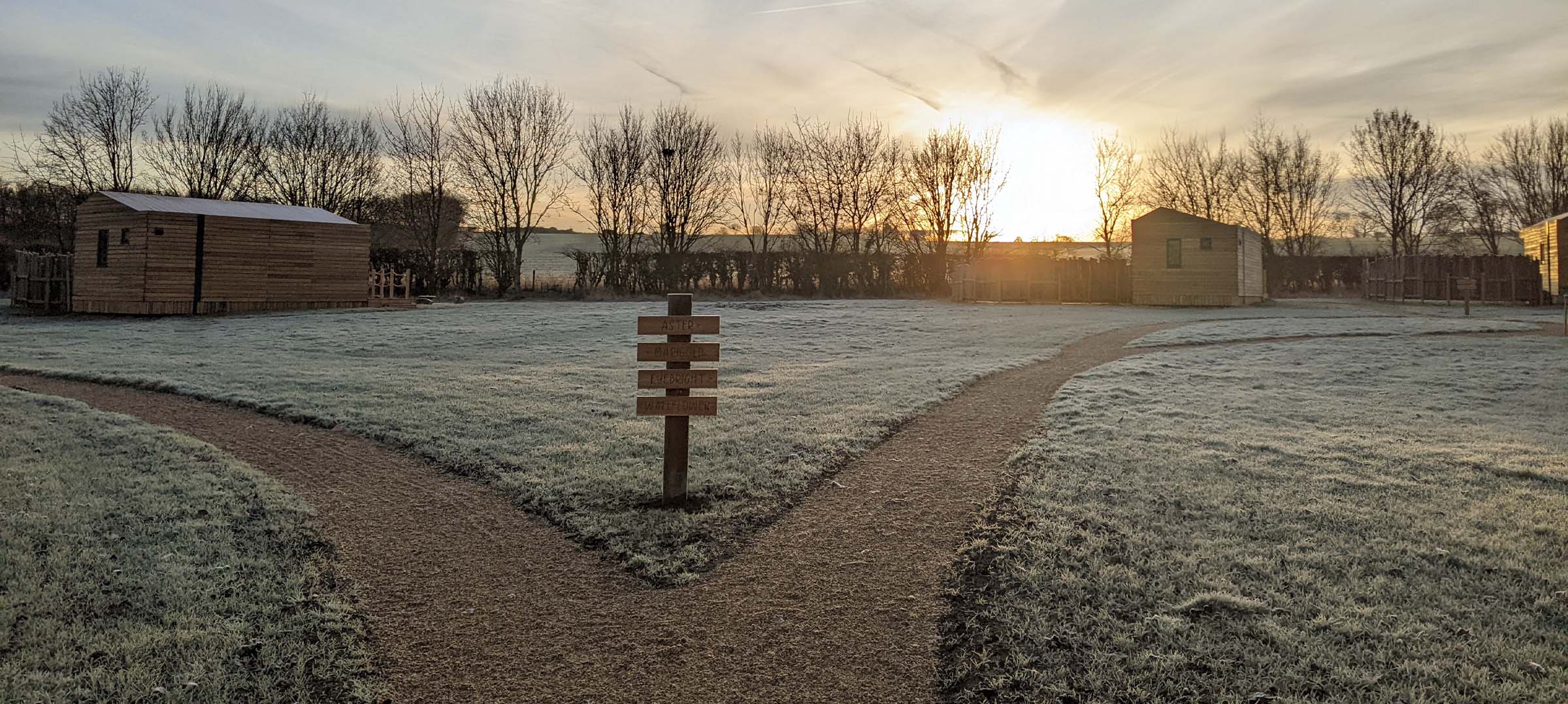 Book a cabin with a hot tub and enjoy a frosty morning dip in toasty warm water