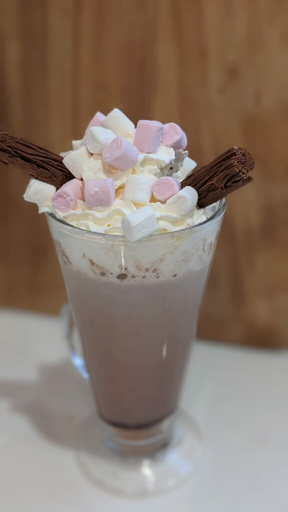 Mug of hot chocolate