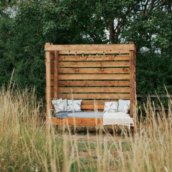 Enjoy a digital detox at The Meadows at Polehanger luxury glamping site - family-friendly accommodation