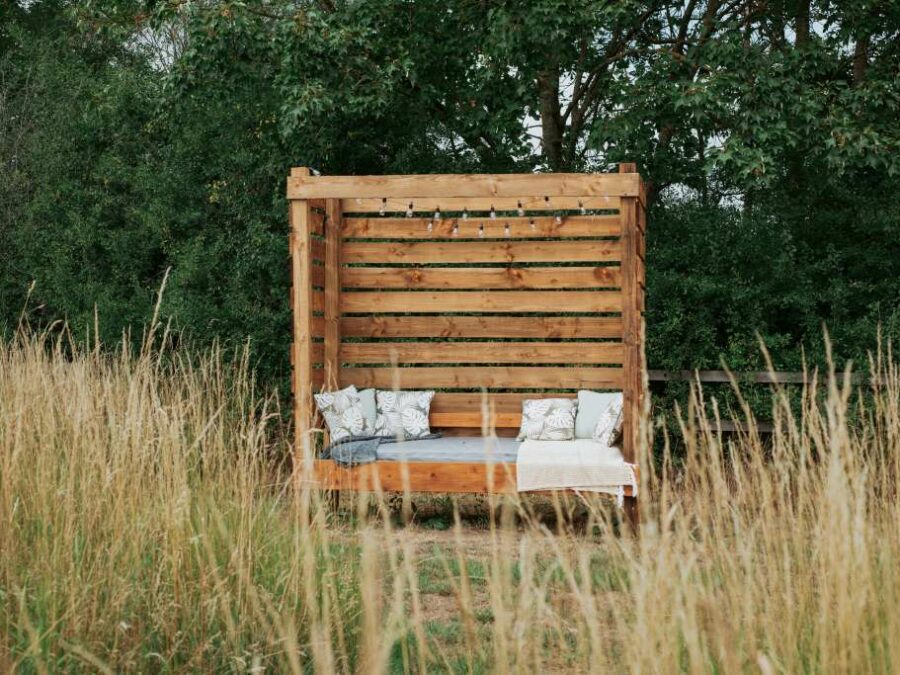 Enjoy a digital detox at The Meadows at Polehanger luxury glamping site - family-friendly accommodation