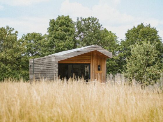 switch off and unwind in our beautiful glamping cabins in rural Bedfordshire