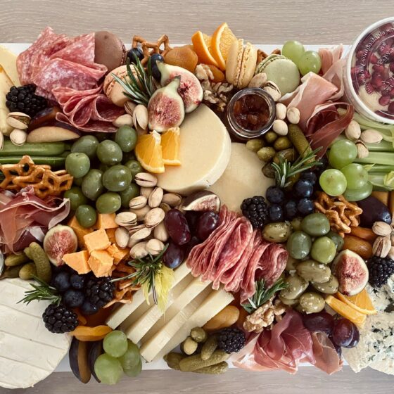 Bountiful Table grazing platter at The Meadows at Polehanger