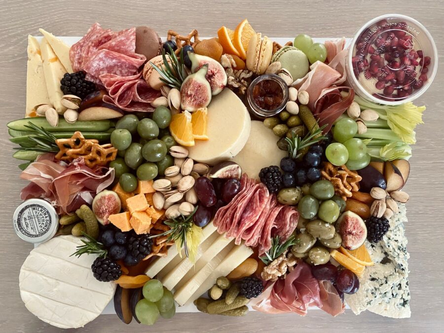 Bountiful Table grazing platter at The Meadows at Polehanger