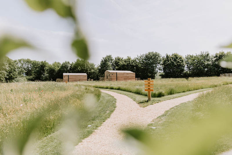 View of the meadow and path to the paddock with open space